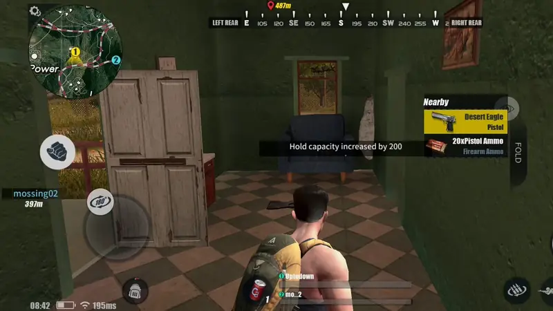 Open-field combat in tall grass on Ghillie Island in ROS Legacy